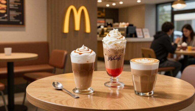 mcdonald's McCafe menu
