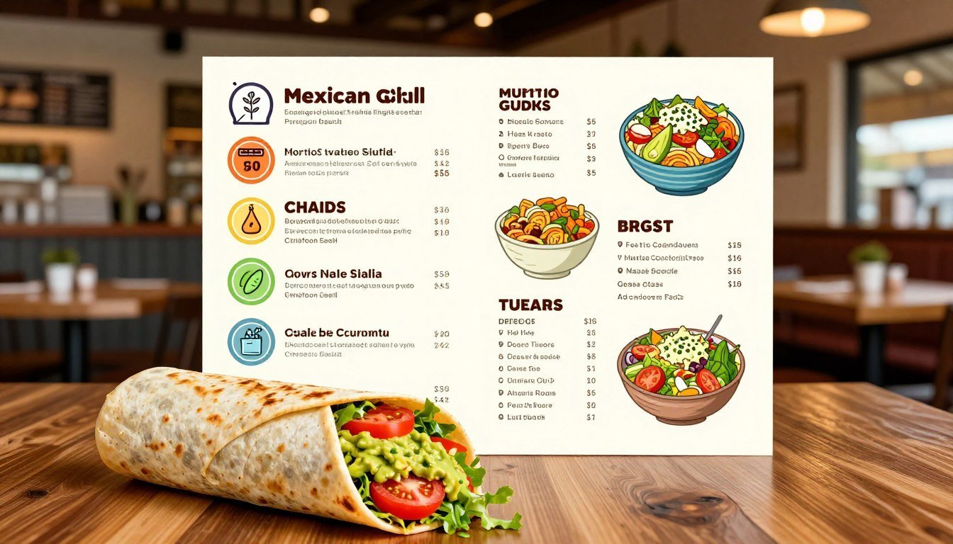 chipotle mexican grill menu nutrition