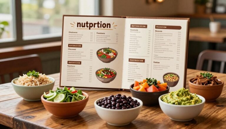 chipotle nutrition menu